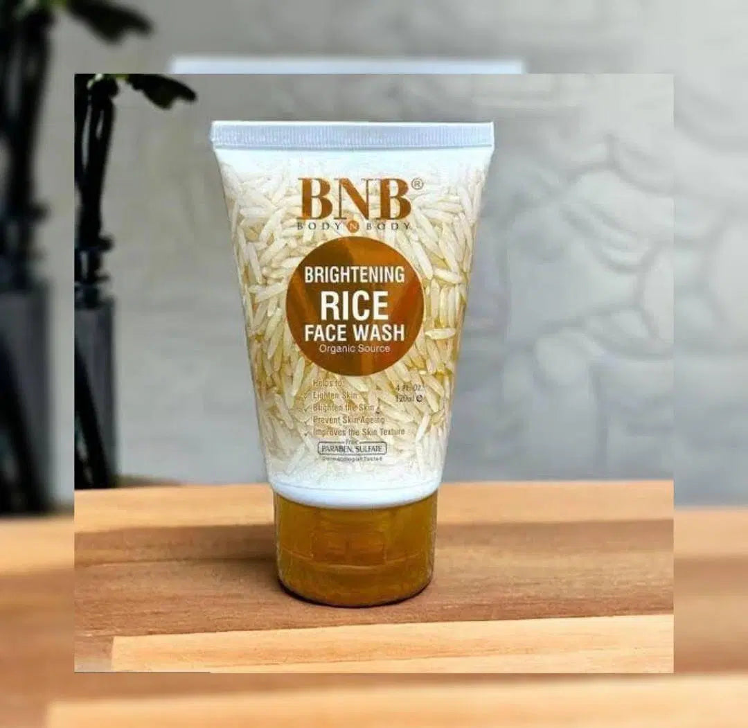 BNB Brightening Rice Face Wash – Deep Cleanse & Glow for All Skin Types